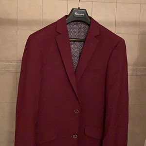 Burgundy Renoir suit